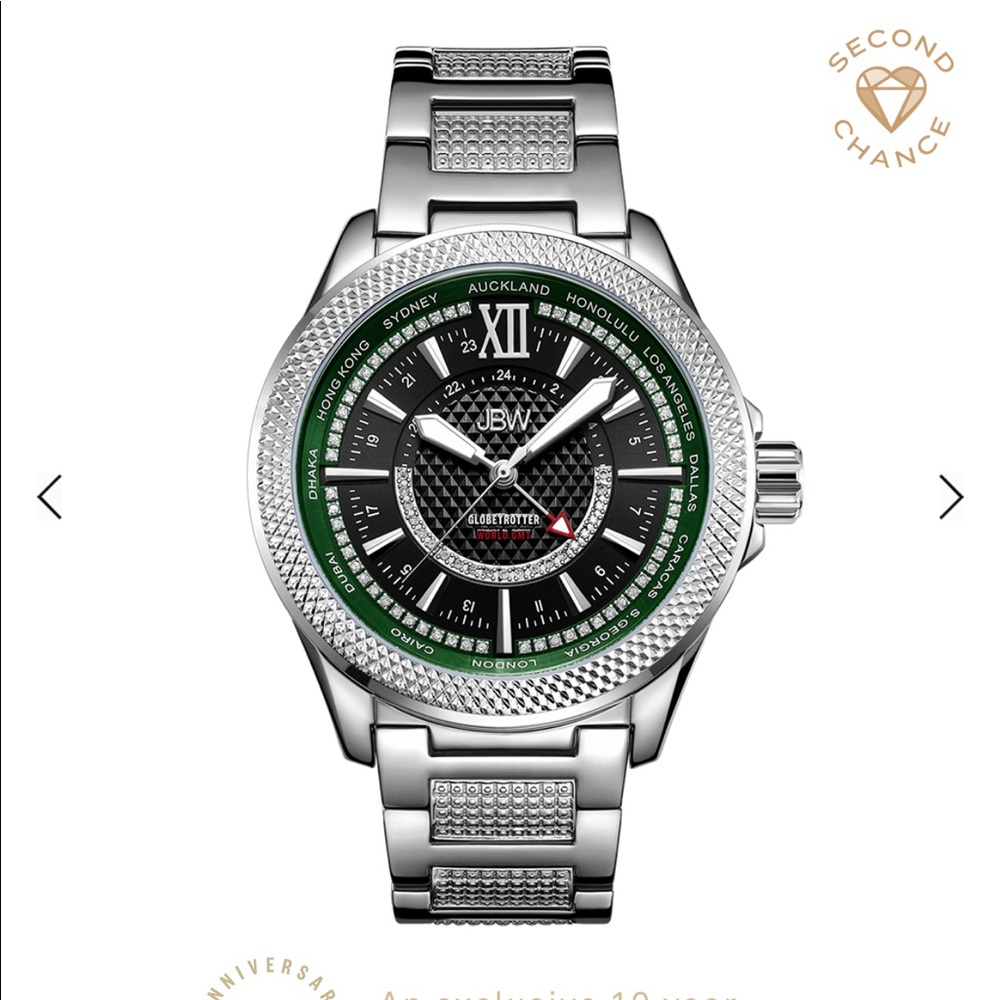 JBW GLOBETROTTER 10 YR MENS WATCH